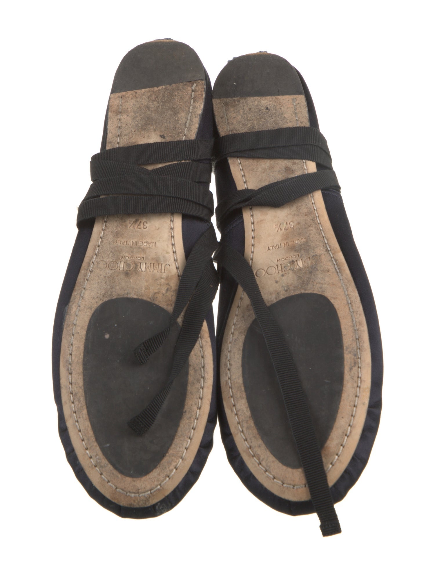 Jimmy Choo Satin Ballet Flats